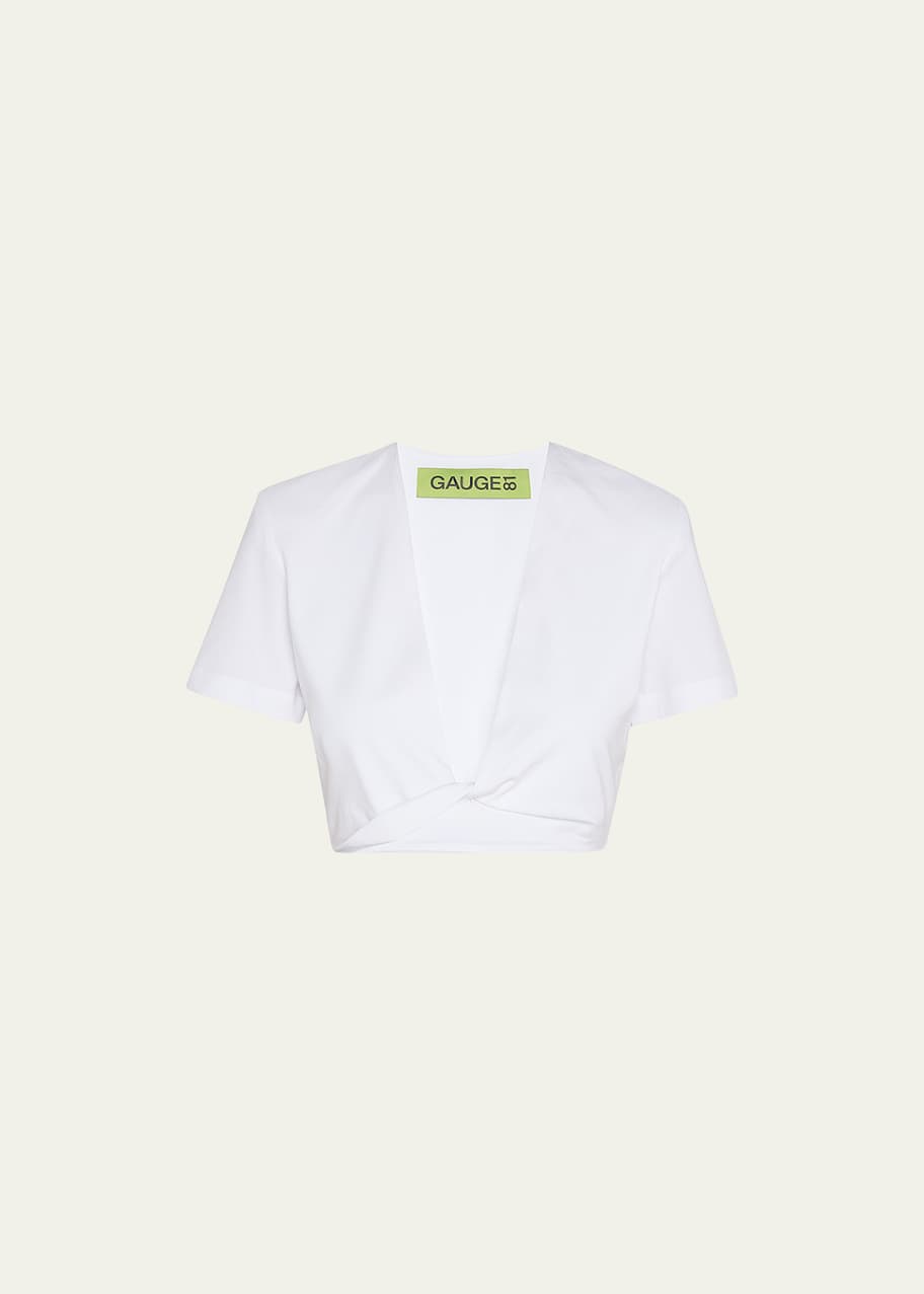 Gauge 81 Keila Cropped Front Twist Top Bergdorf Goodman