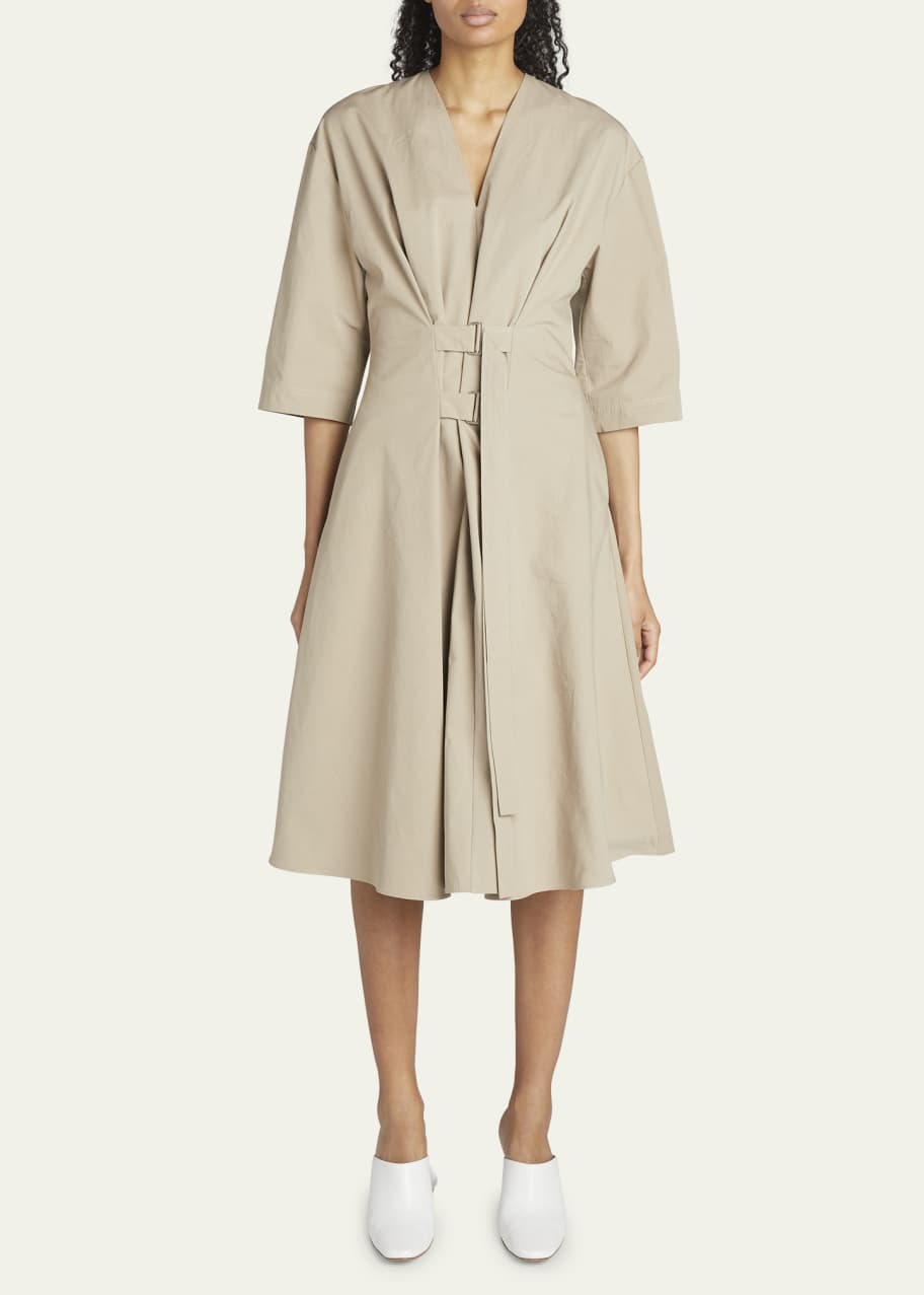 knee length dresses for ladies Loewe-Mermaid Midi Dress – Lend the Label