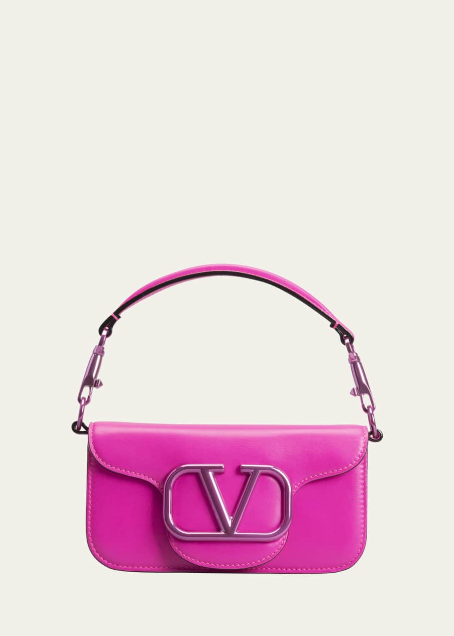 Valentino Garavani Loco Small Flap Leather Shoulder Bag - Bergdorf Goodman