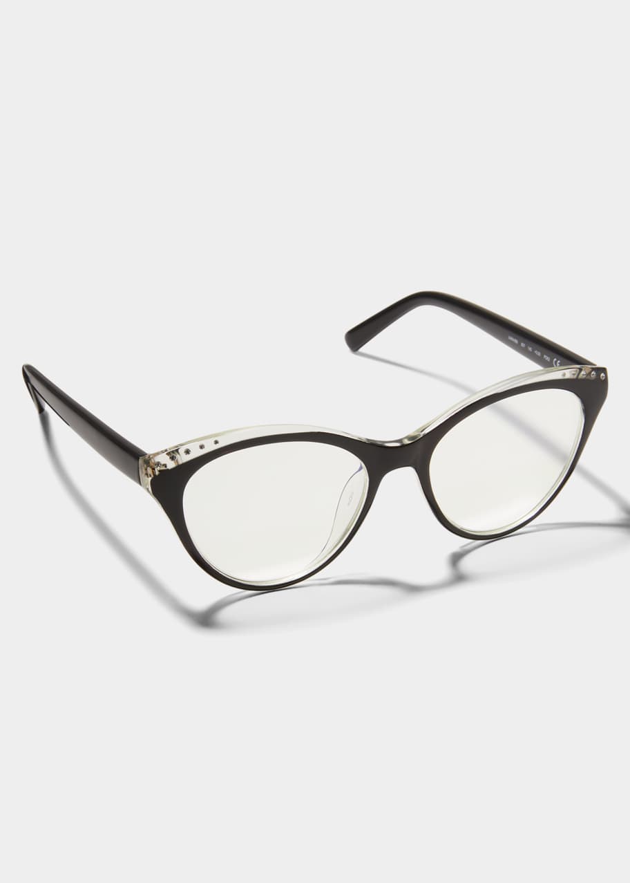 kate spade new york xarabb blue light blocking cat-eye reading glasses -  Bergdorf Goodman