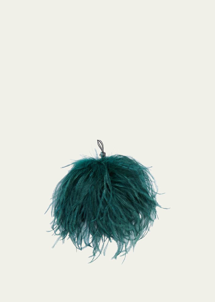INDRESS Ostrich Feather Brooch - Bergdorf Goodman