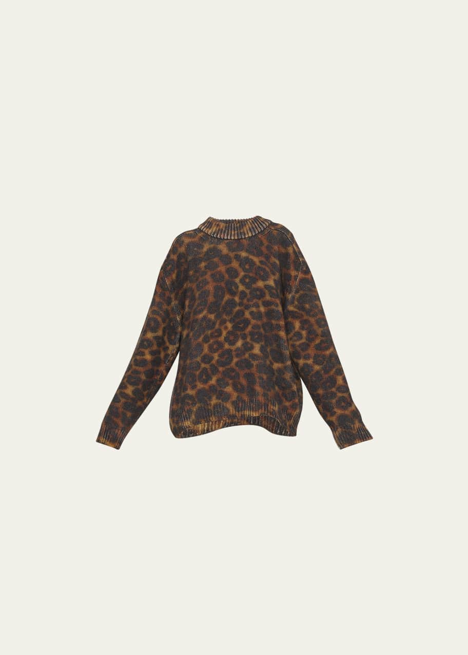 Oversized cheetah cheap sweater