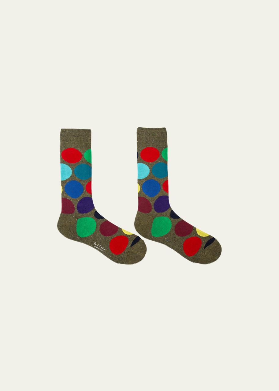 Paul Smith Men's William Spotted Socks - Bergdorf Goodman