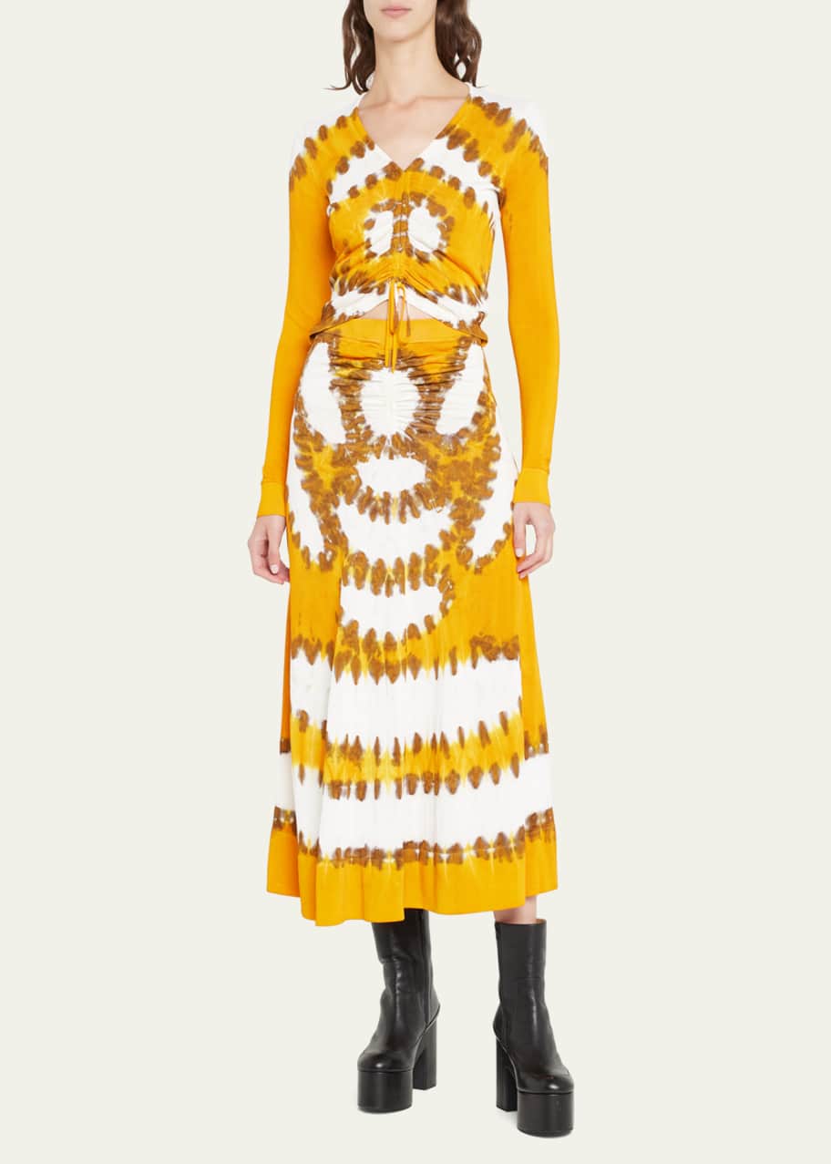 altuzarra tie dye dress