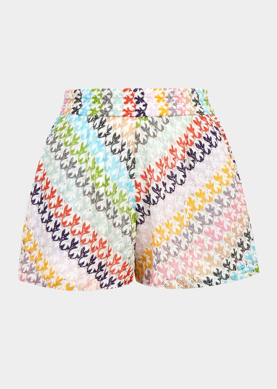 Missoni HighWaisted Crochet Shorts Bergdorf Goodman
