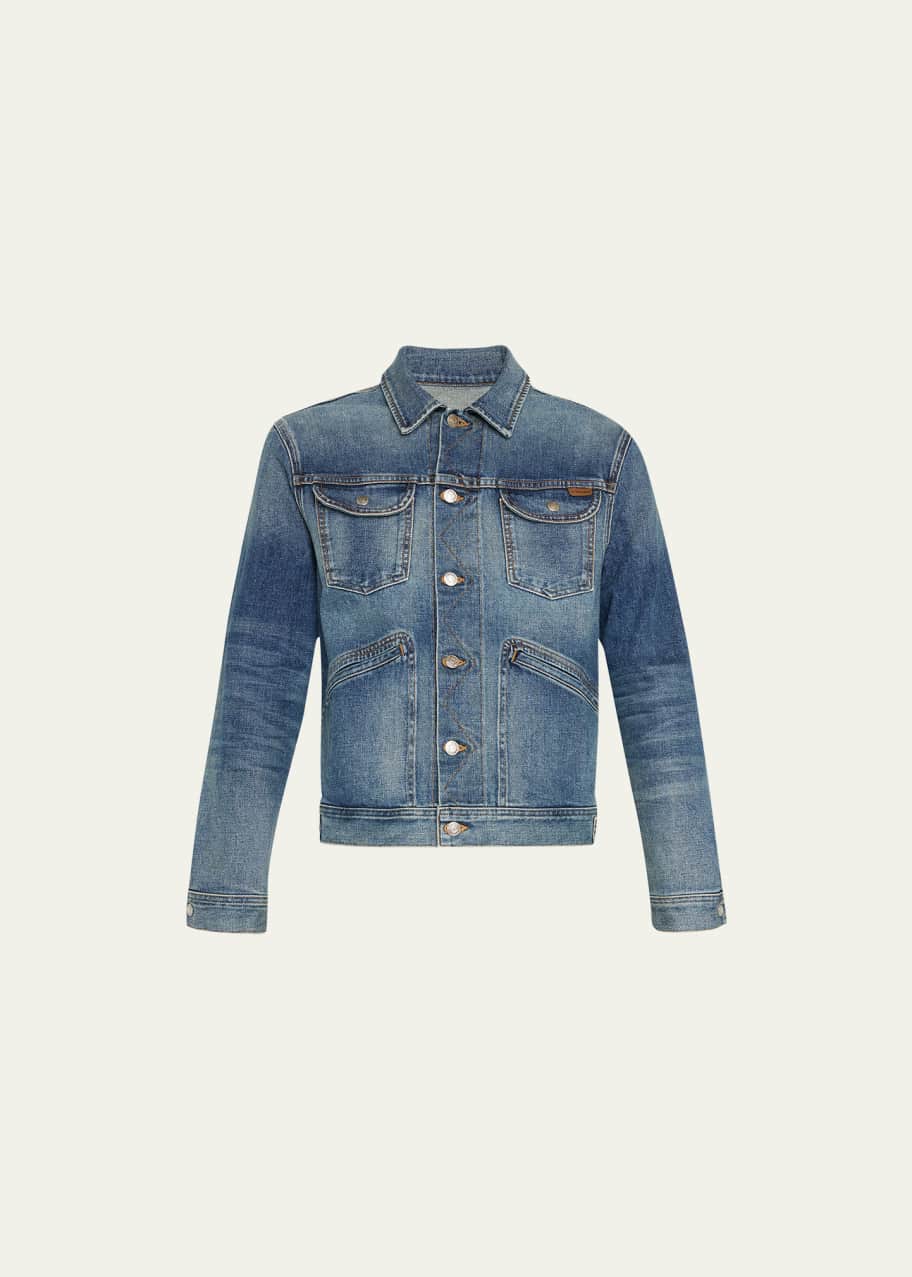 TOM FORD Men's Icon Denim Jacket - Bergdorf Goodman