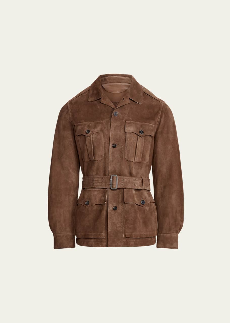 Polo Ralph Lauren suede safari jacket - Neutrals
