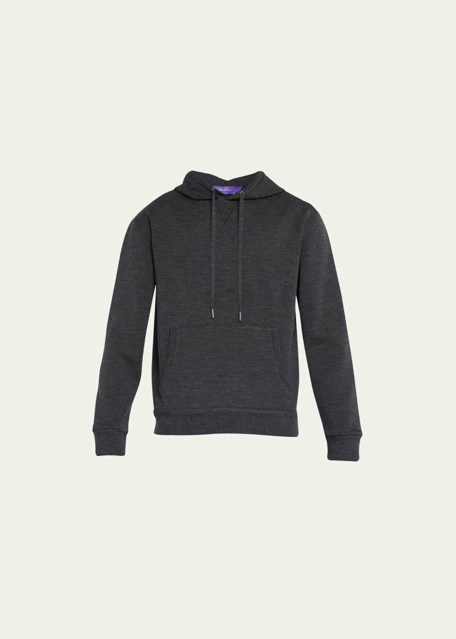 Ralph Lauren Purple Label Men s Heathered Pullover Hoodie