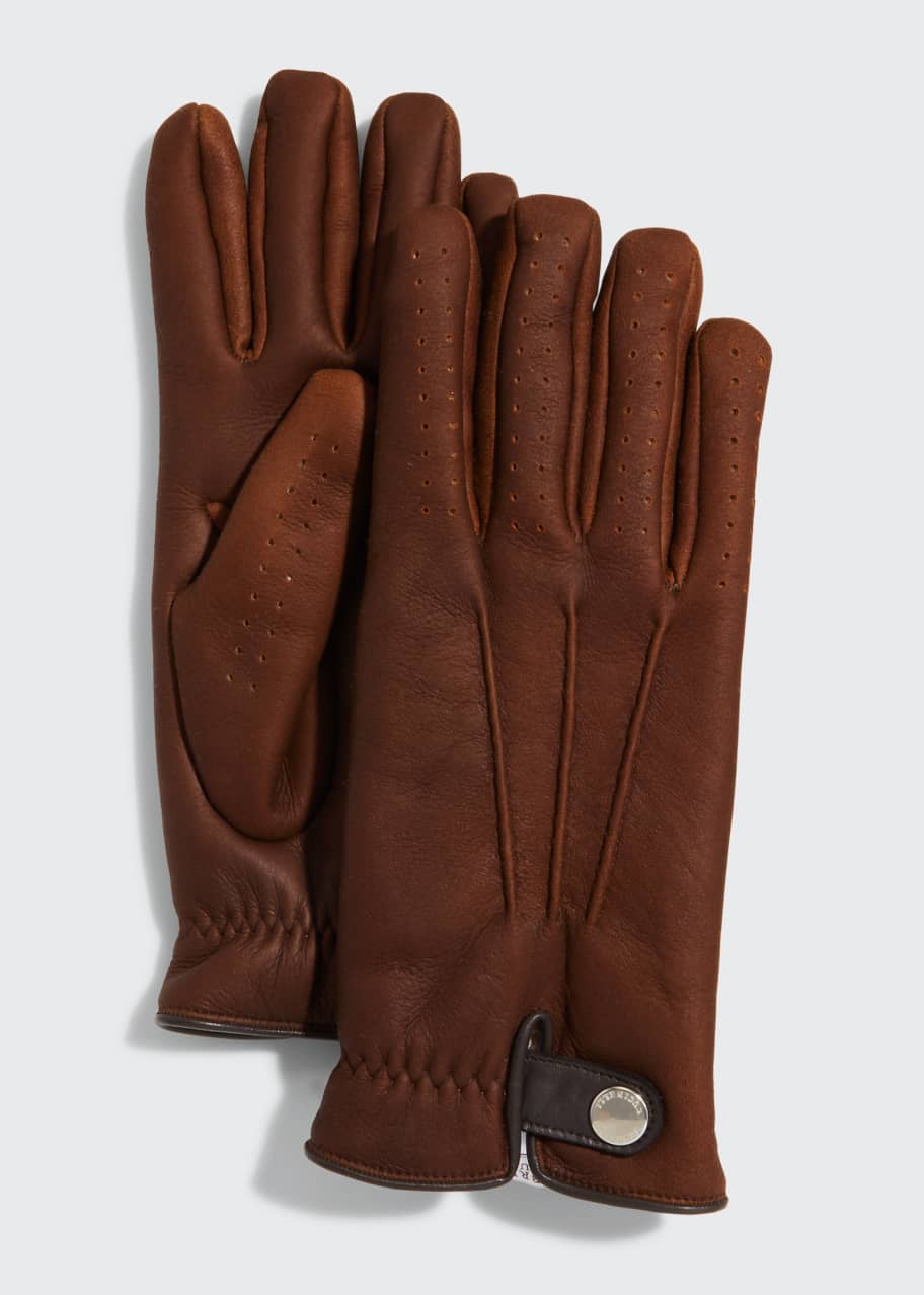 Brunello Cucinelli Leather Gloves - M