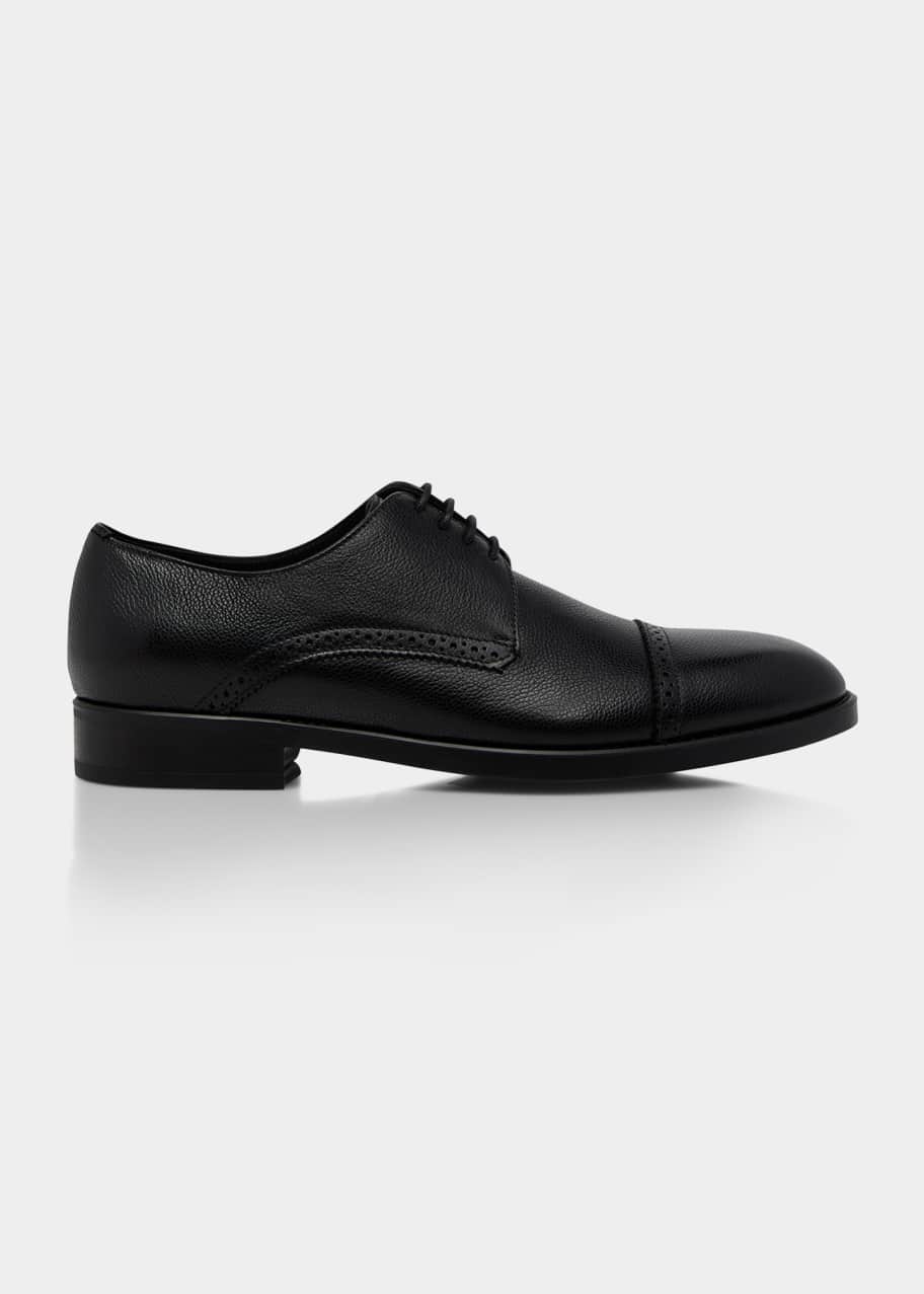 TOM FORD Men s Brogue Leather Derby Shoes Bergdorf Goodman