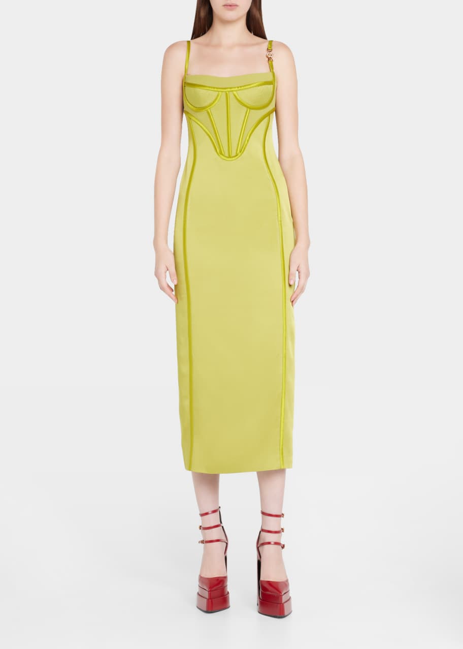 Versace corset top dress