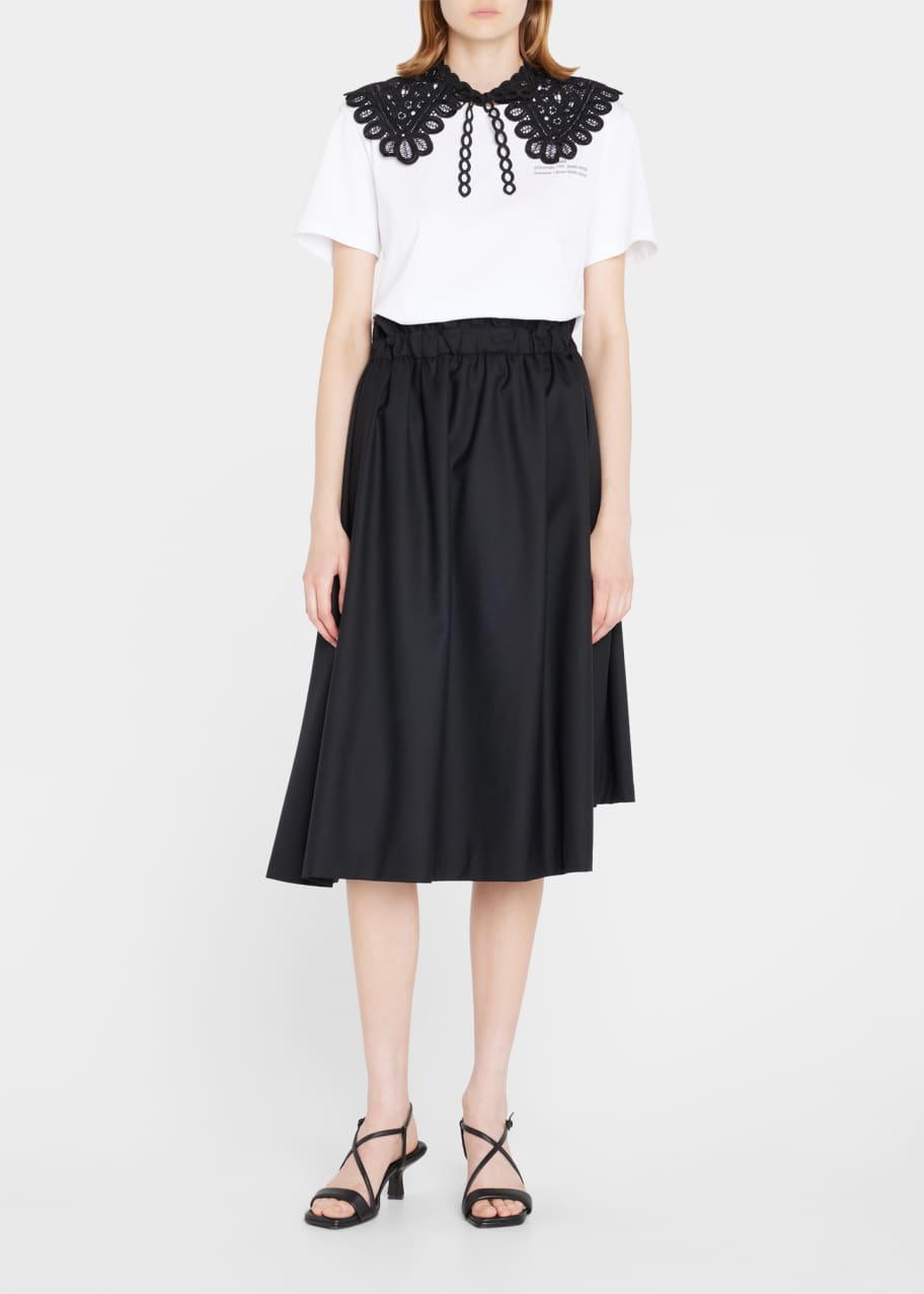 Short-Sleeve Logo T-Shirt w/ Lace