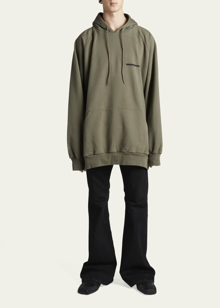 Balenciaga Men's Strike 1917 Logo Oversized Hoodie - Bergdorf Goodman