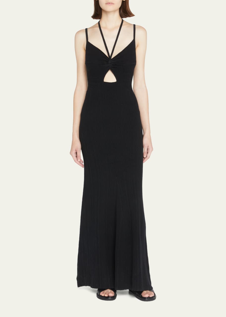 black stripe maxi dress Women's Sensibly Striped Maxi Dress, Black