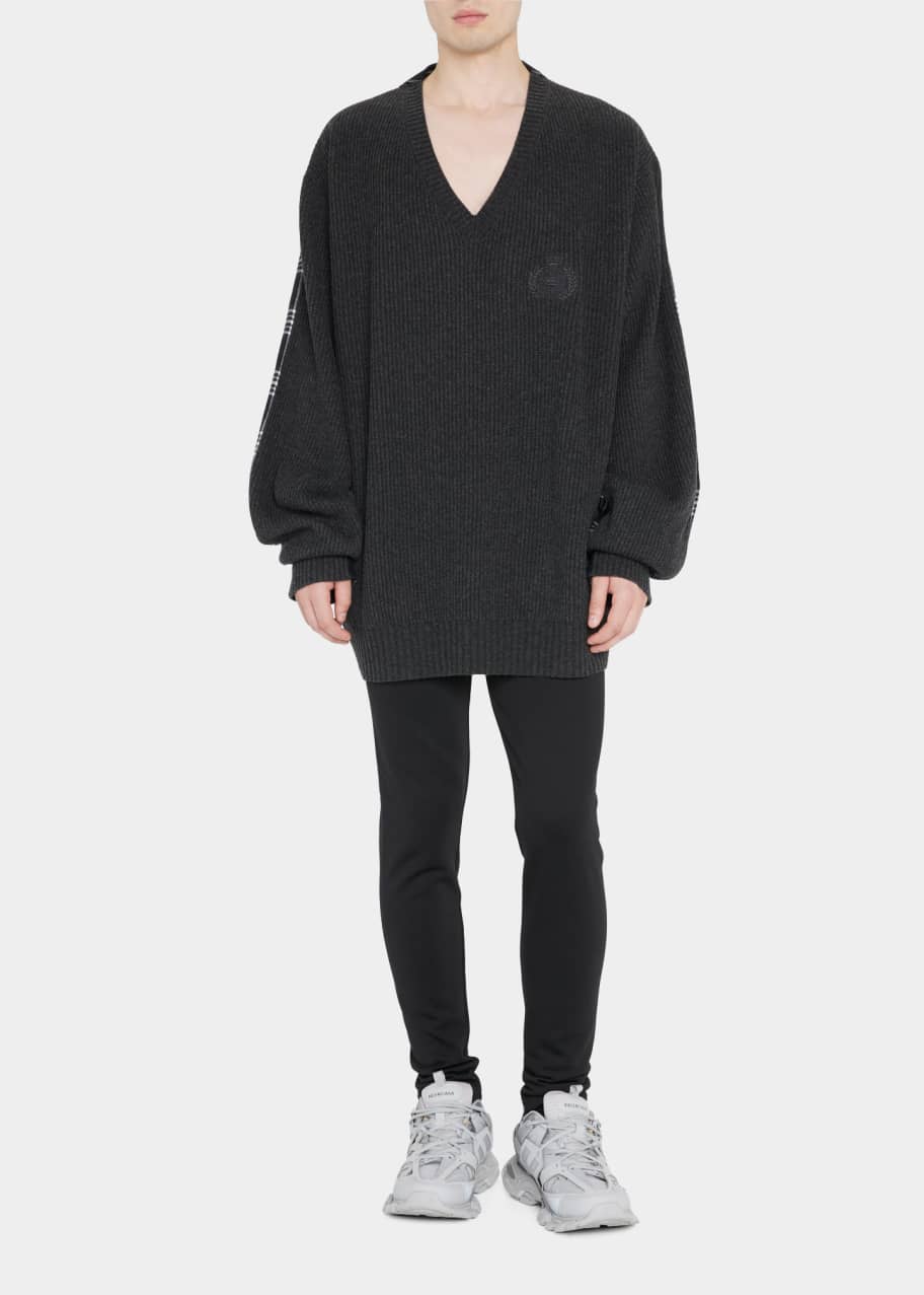 Balenciaga v neck sweater sale