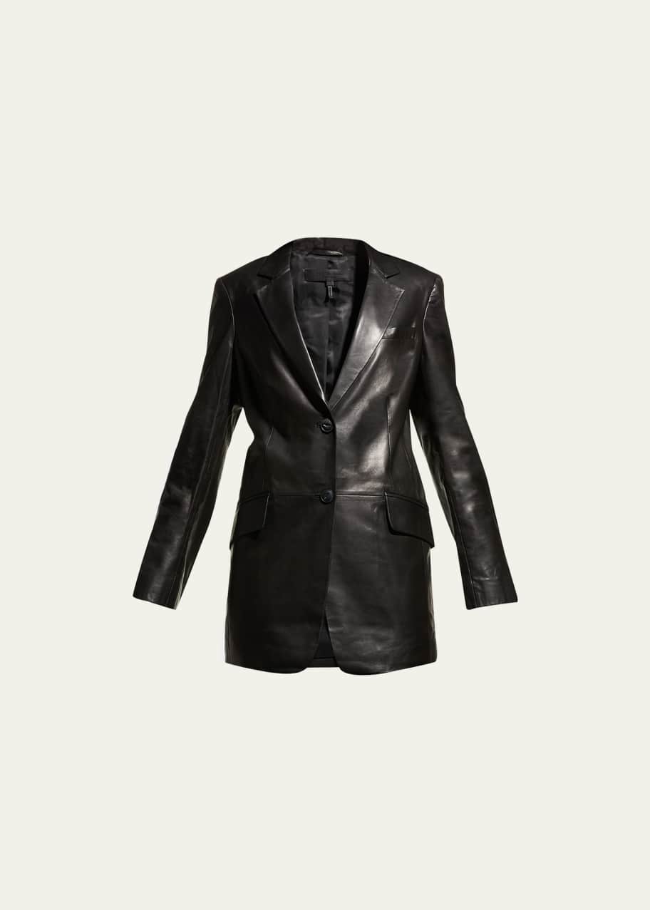 Rag & Bone Charles Lambskin Leather Blazer - Bergdorf Goodman