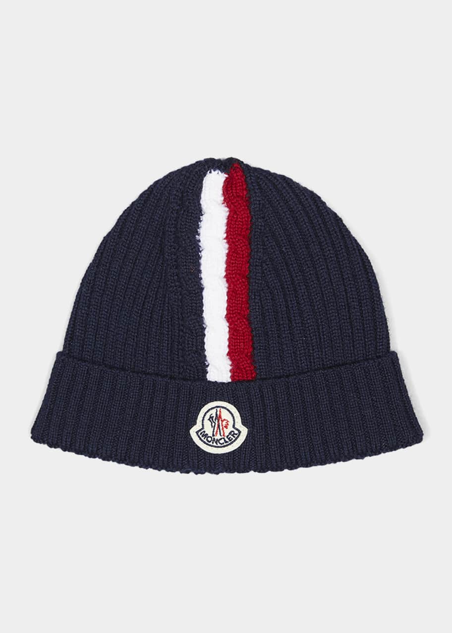 Moncler Kid's Cable Knit Cap Bergdorf Goodman