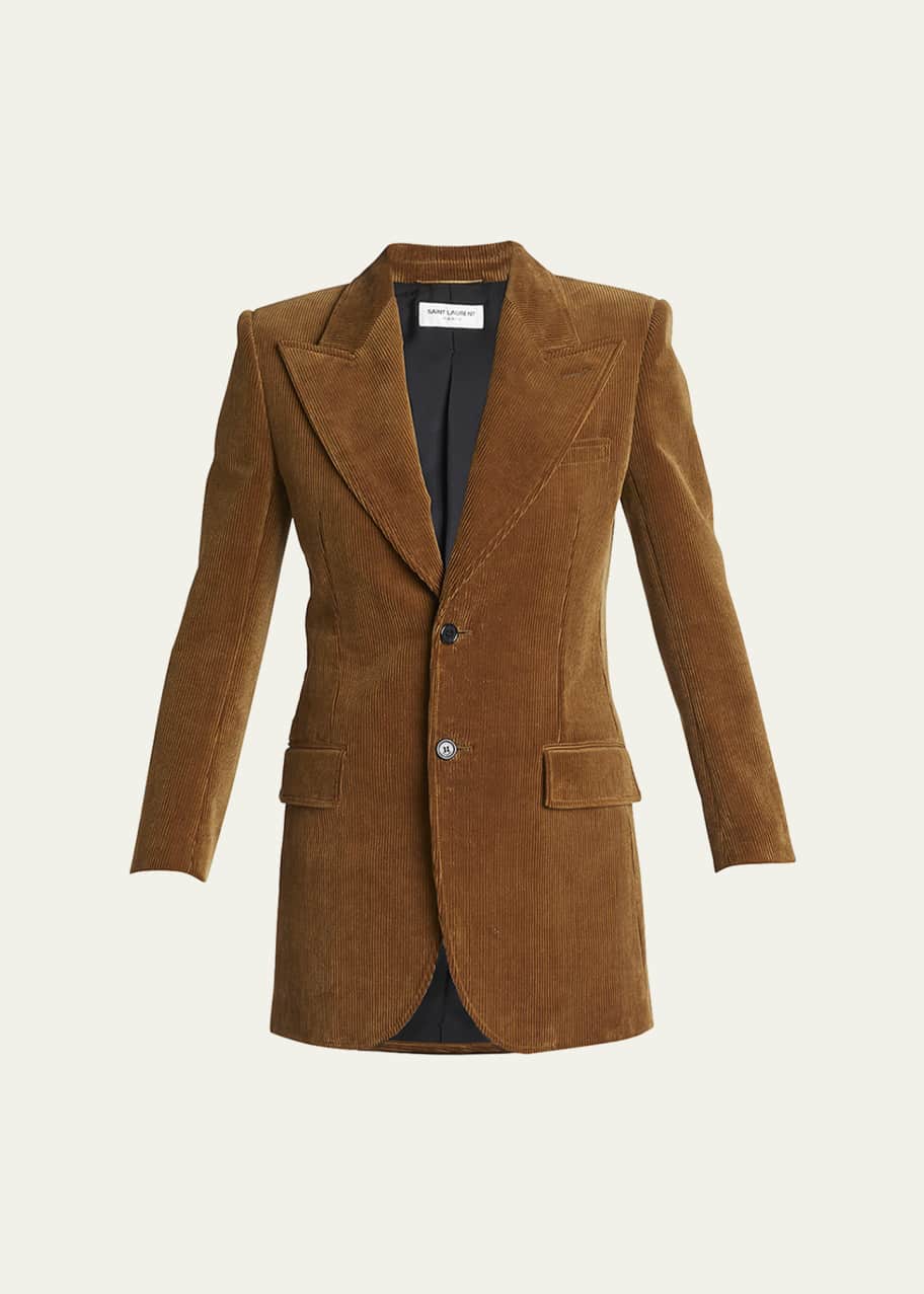 Image 1 of 1: Velvet Corduroy Blazer