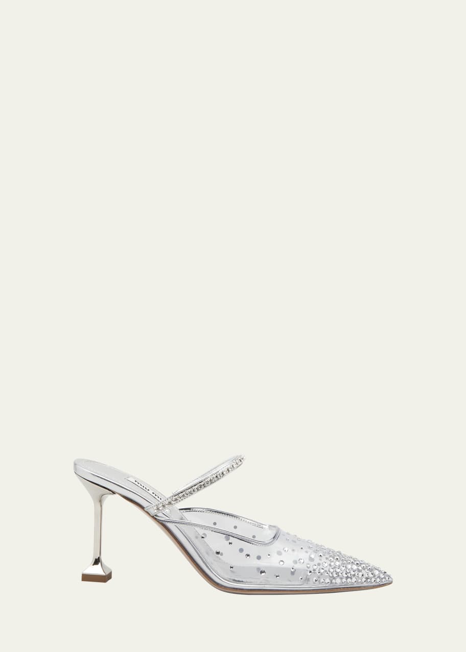 Clear mule new arrivals pump