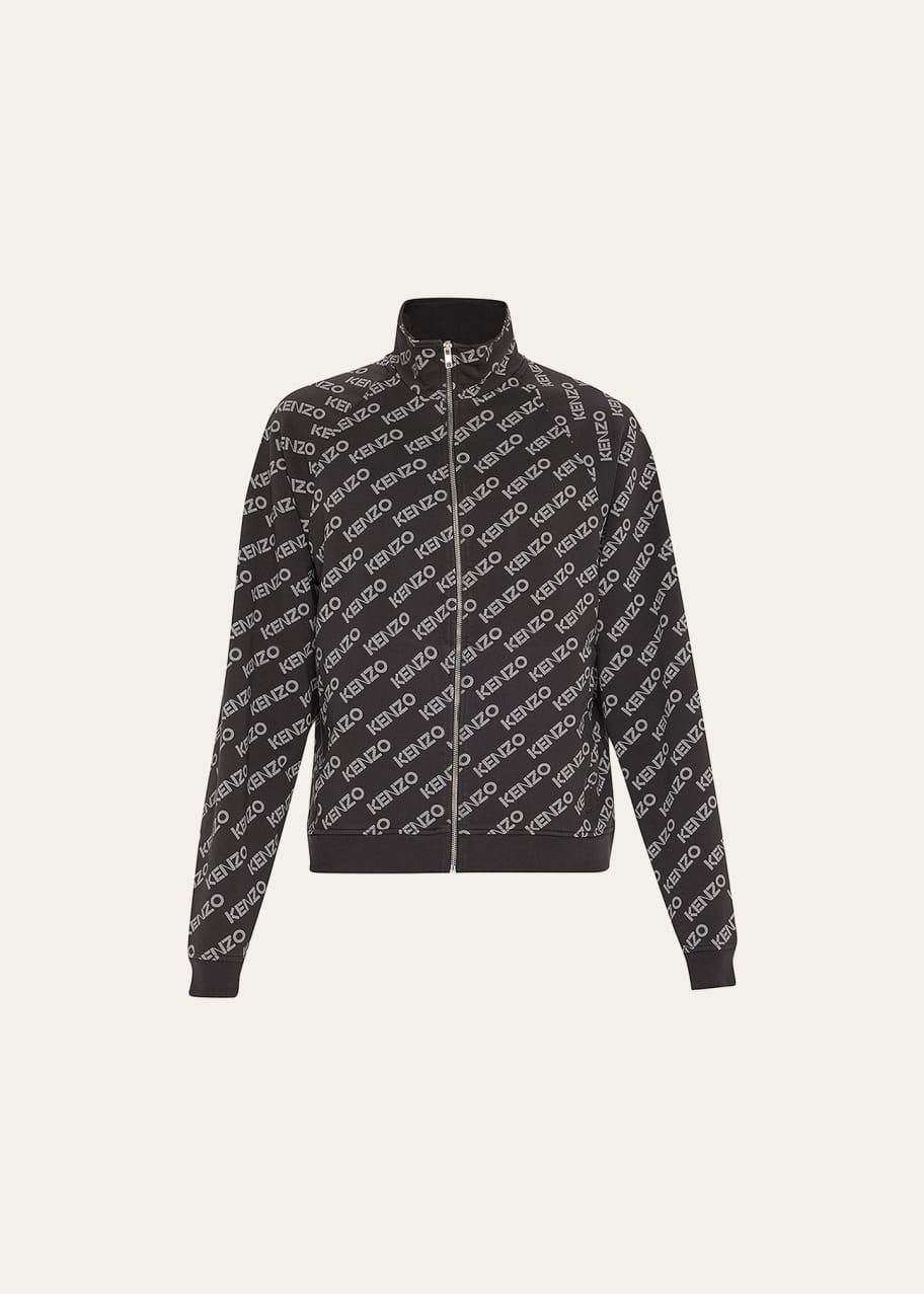 Kenzo Men s Monogram Track Jacket Bergdorf Goodman
