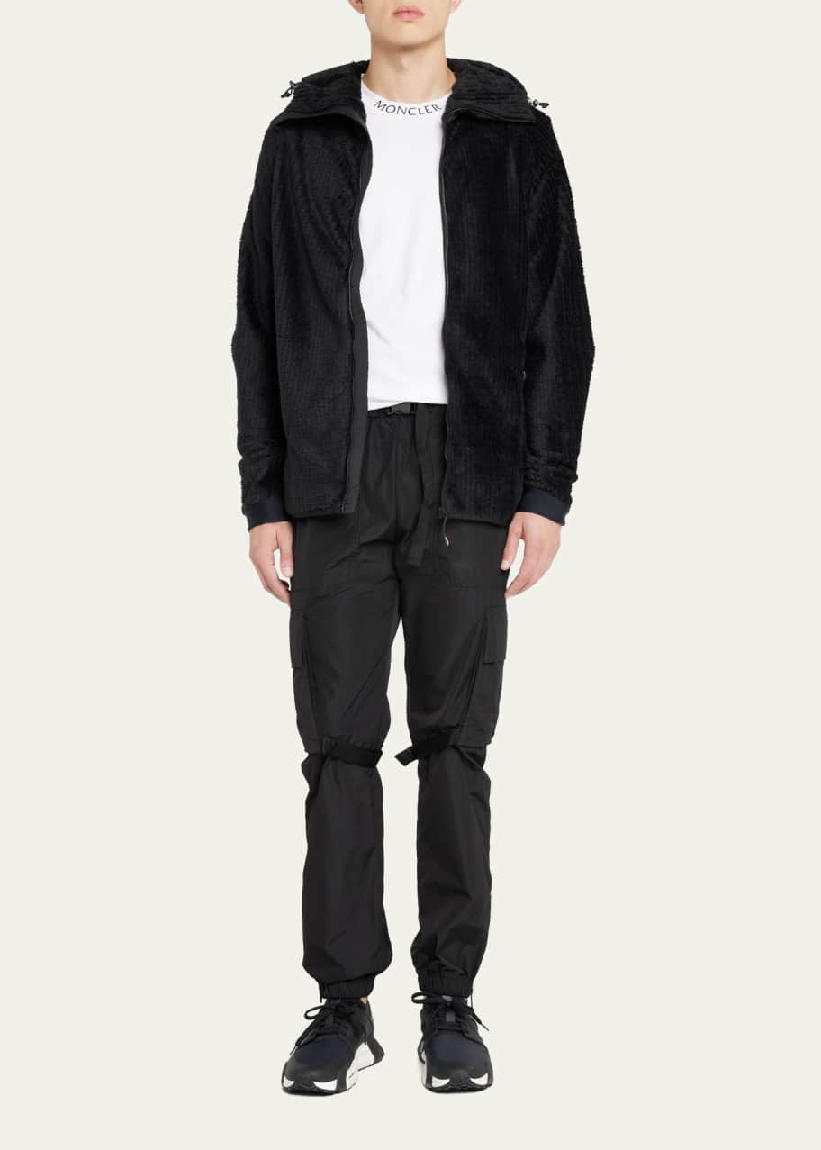 Moncler Grenoble Men's Corded Jacket with Nylon Hood - Bergdorf