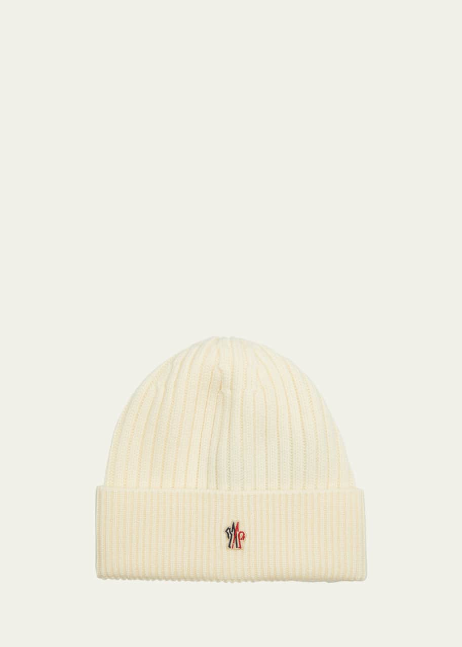 Image 1 of 1: Men's Ribbed Wool Beanie