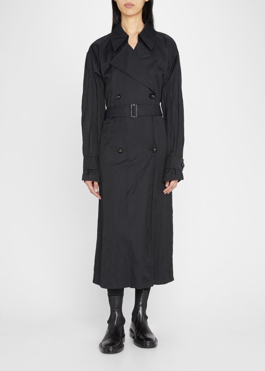 Lafayette 148 New York Belted Double-Breasted Trench Coat - Bergdorf ...