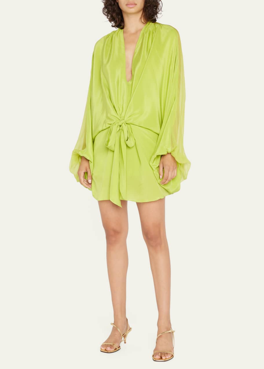 azeeza green dress Azeeza Kurung in Parakeet Green