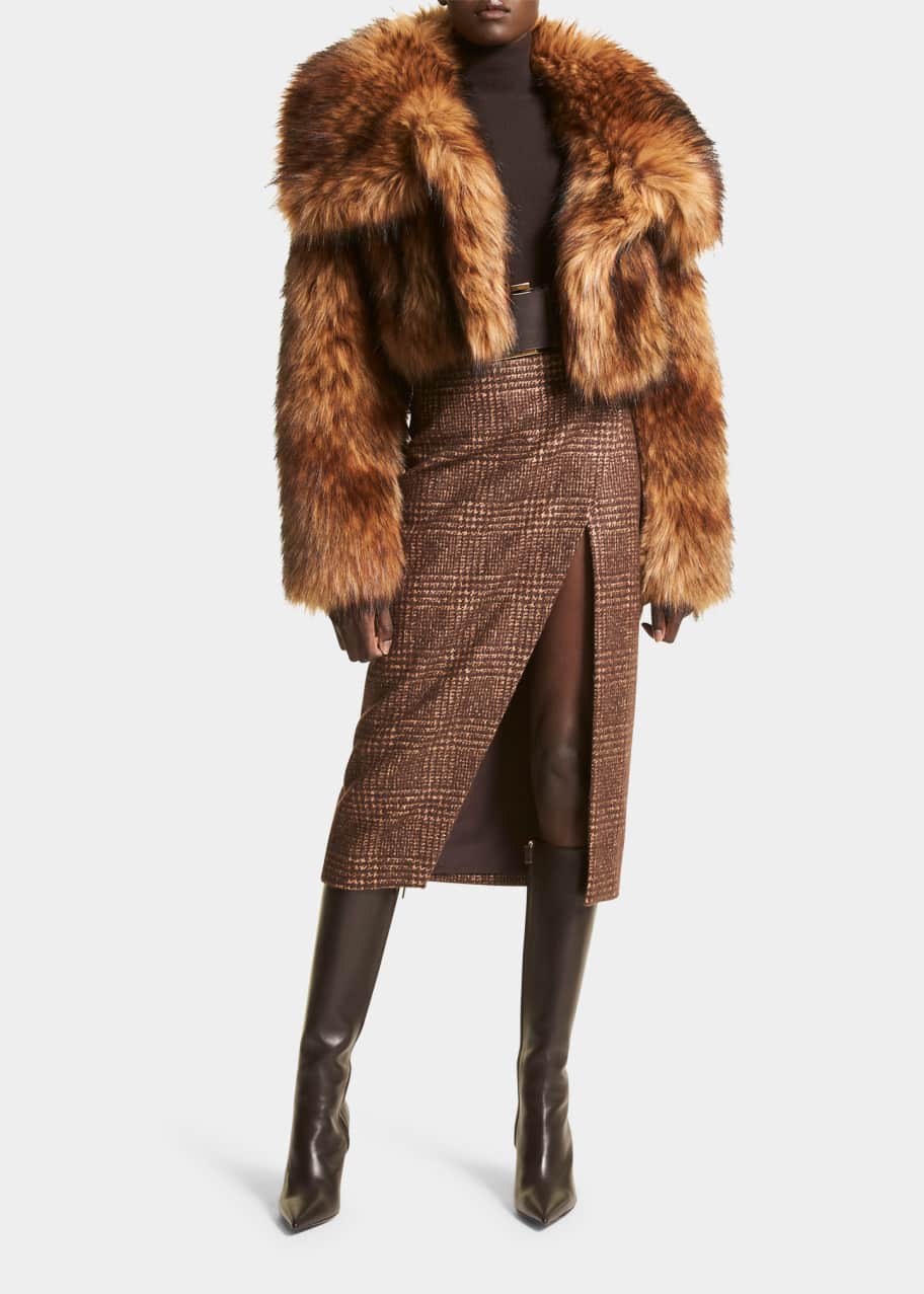 Mk discount fur coat