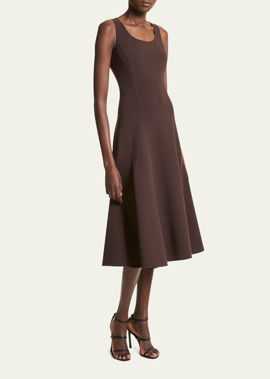 Michael Kors Collection Flare Tank Midi Dress - Bergdorf Goodman