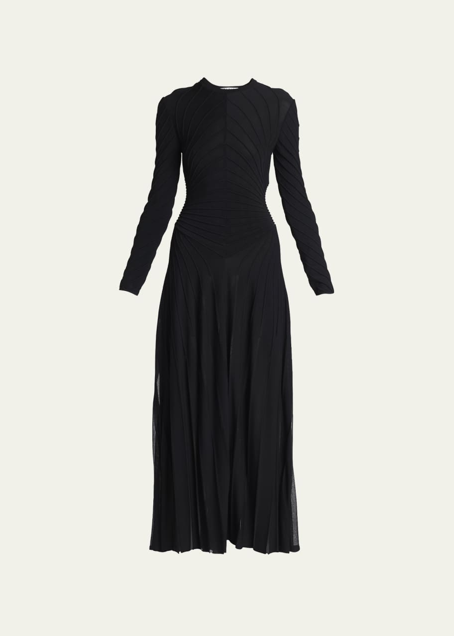 knee length dresses for ladies Sculpted Seduction Ruched Maxi Dress Black – Exotic Fashion Boutique main image 1