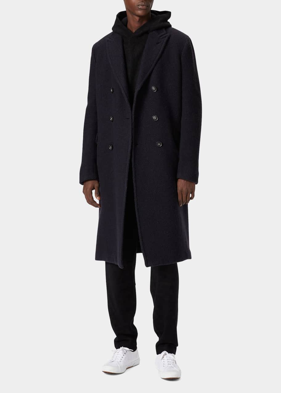 Massimo Alba Men's Wool Double-Breasted Coat - Bergdorf Goodman