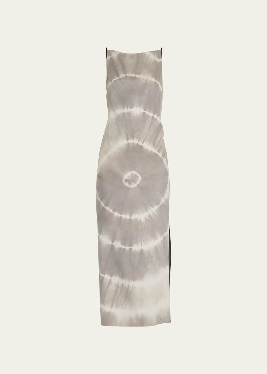 grey tie dye dress Amaya Grey Tie Dye Dress S