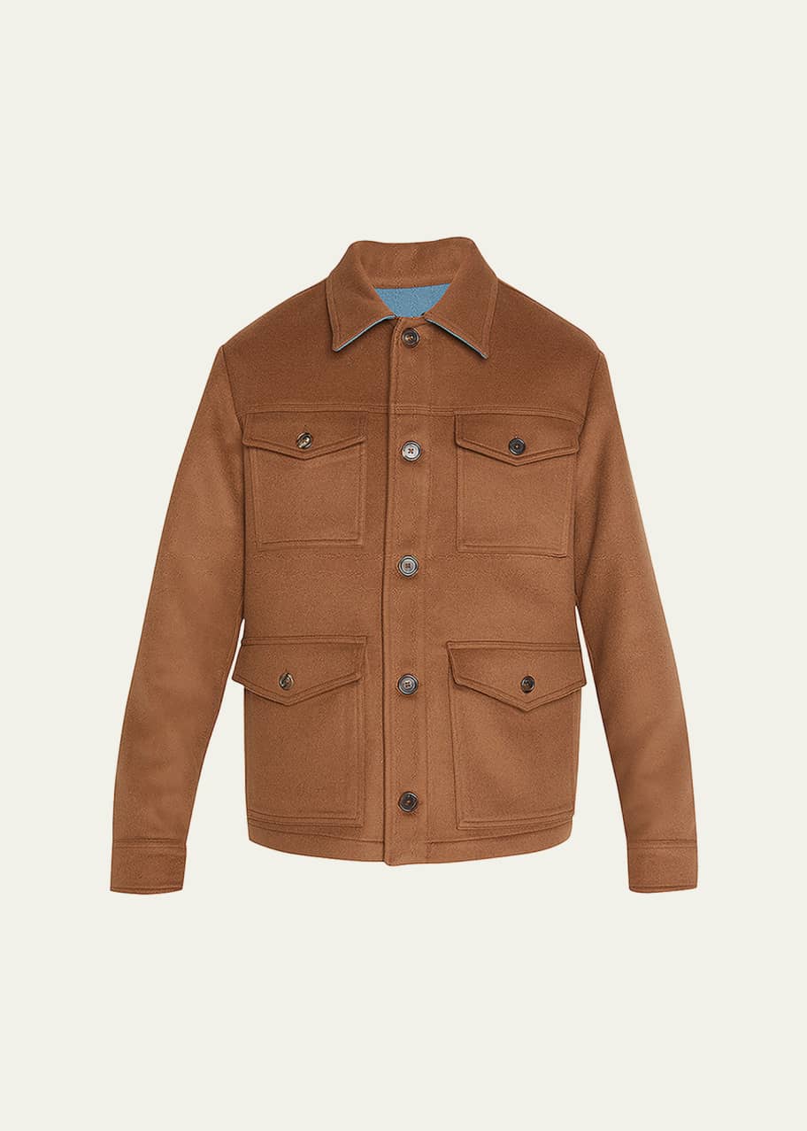 Image 1 of 1: Men's Merino Wool Work Jacket