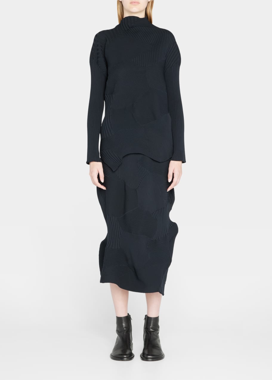 Issey Miyake Kone Kone Pleated Long-Sleeve Top - Bergdorf Goodman