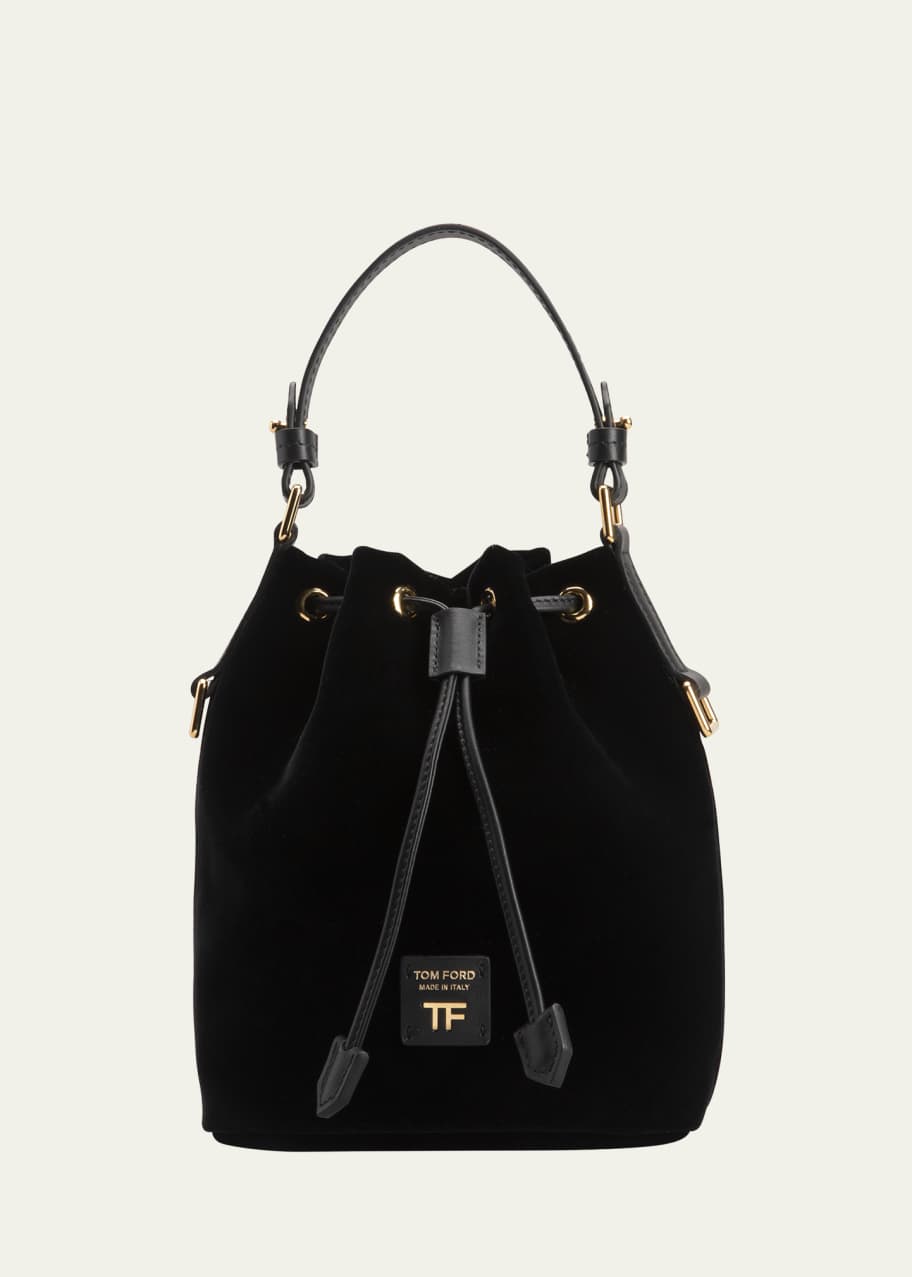 TOM FORD Disco Bucket on Chain in Velvet Bergdorf Goodman