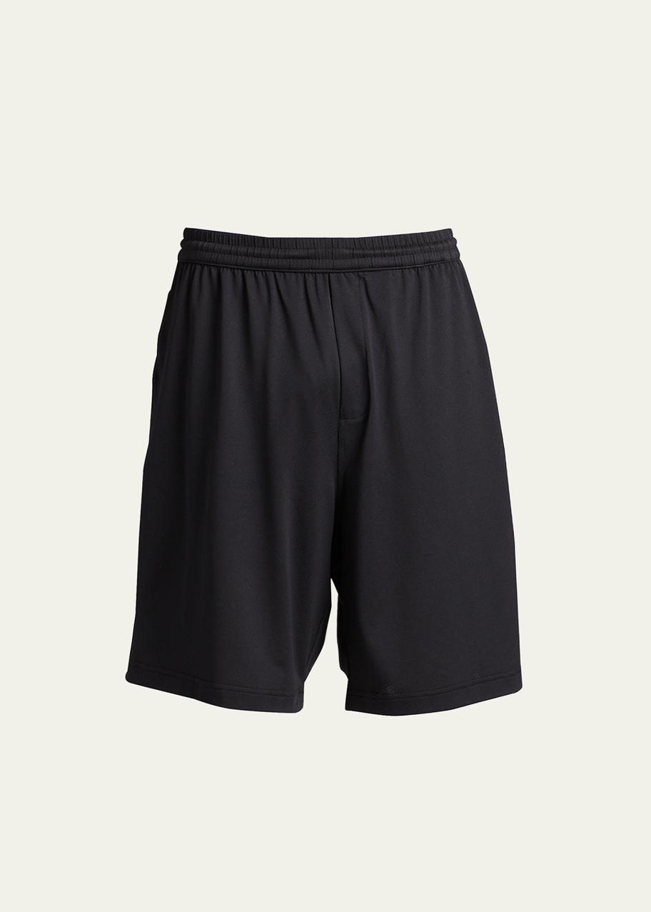 Balenciaga Men's Pride Rainbow-Waist Swim Shorts - Bergdorf Goodman