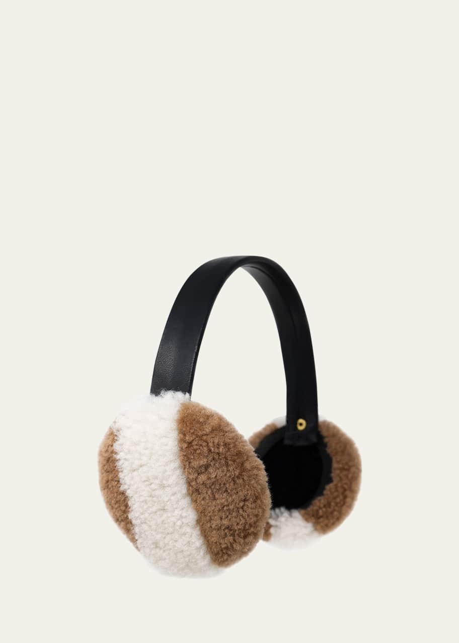 Velvet Band Shearling Earmuffs Bergdorf Goodman