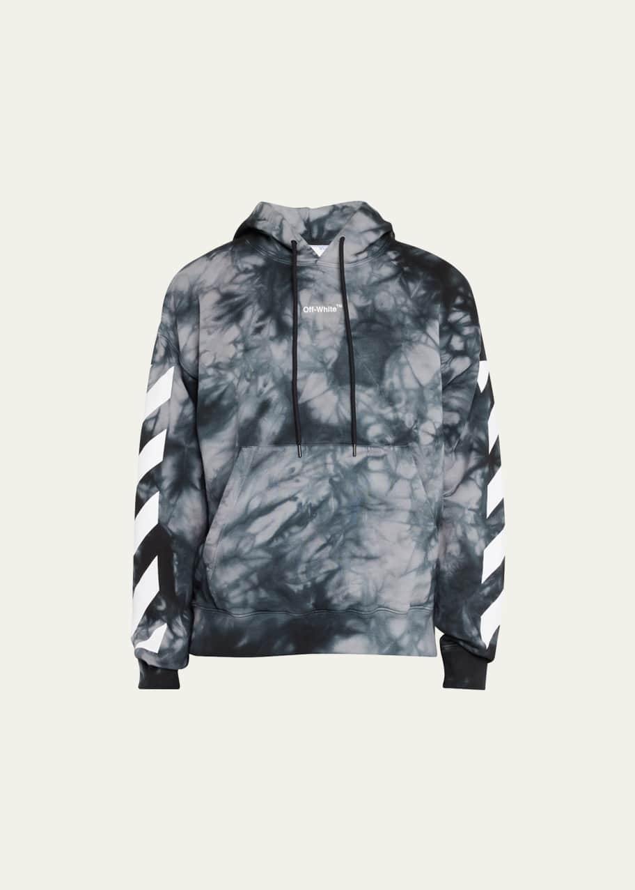 Men s Diagonal Arrow Tie Dye Skate Hoodie