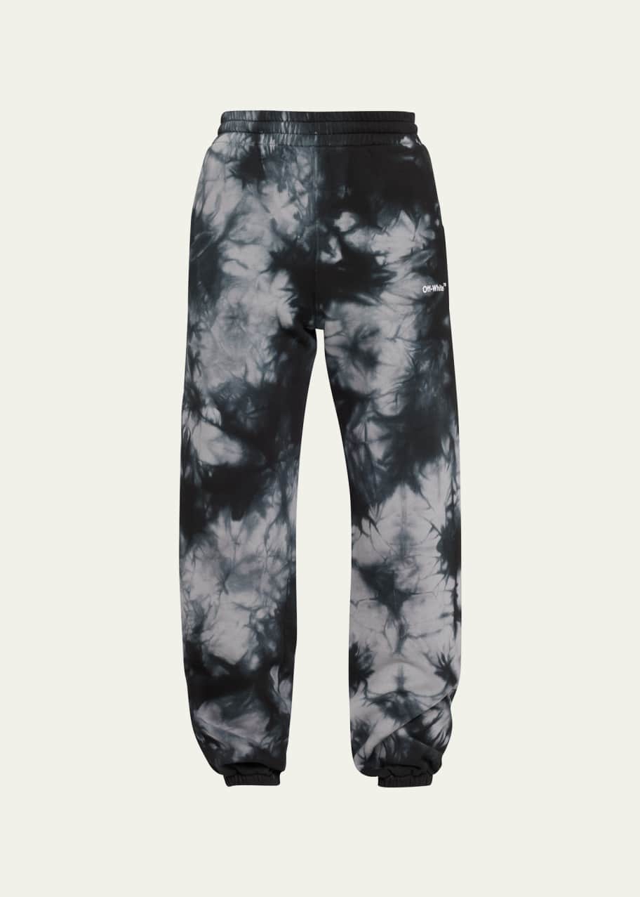 Gray and white tie dye sweatpants store