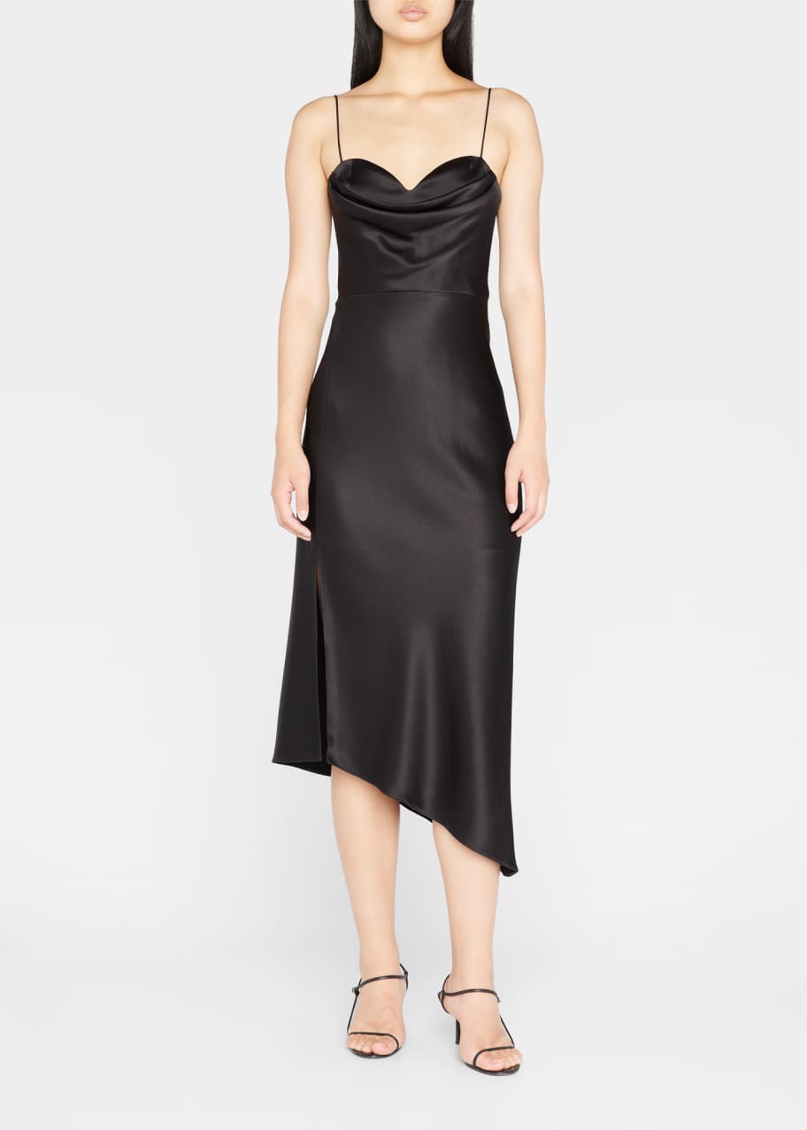 black and nude midi dress CurveWow V-Neck Midi Dress Black & Nude Print – Curvewow