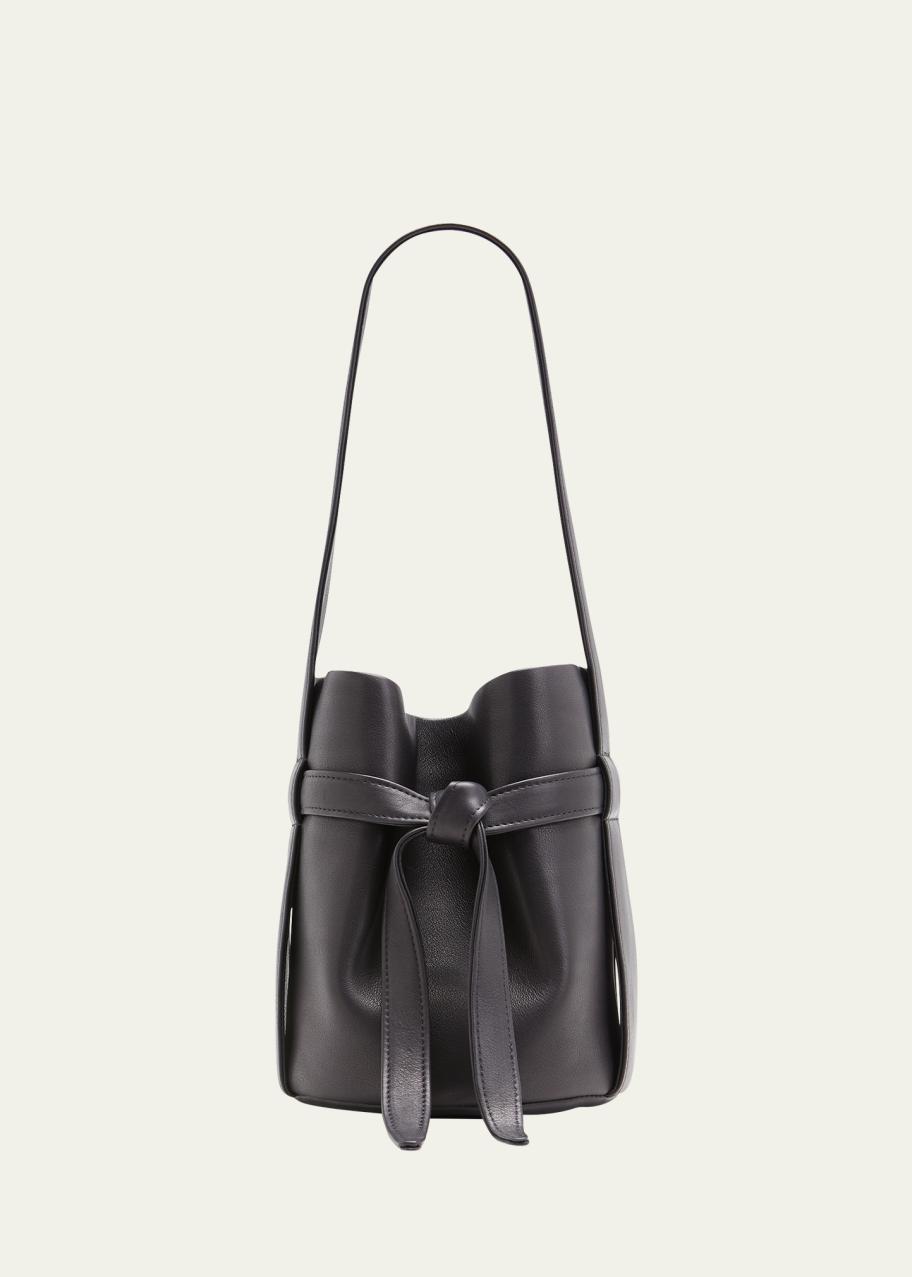 THE ROW Leo Mini Saddle Hobo Bag in Leather - Bergdorf Goodman