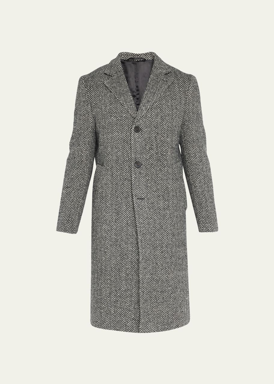 chinese dress ladies Men's Dress Coat Button Style Wool Winter Olive Green Overcoat main image 0