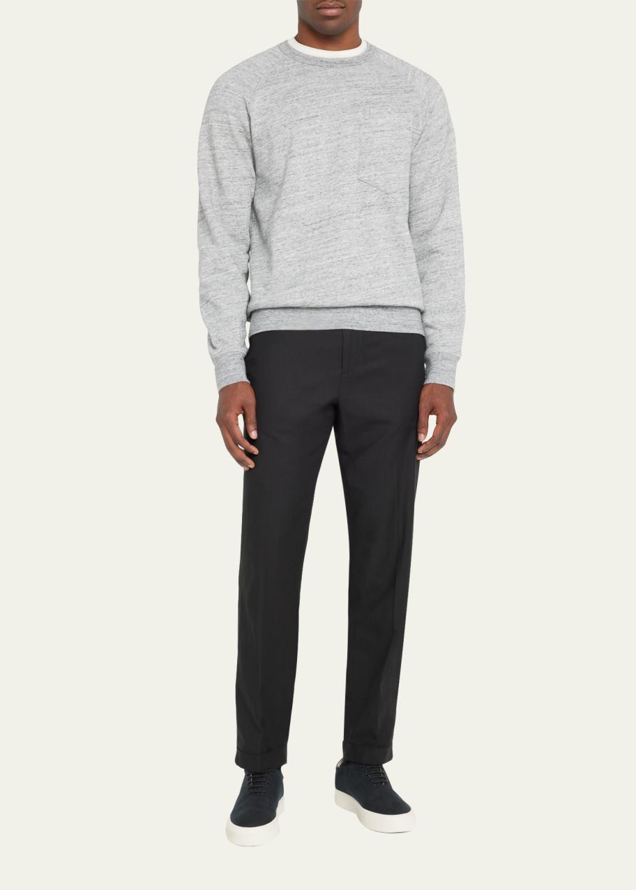 Officine Generale Men's Chris Raglan Sweatshirt - Bergdorf Goodman