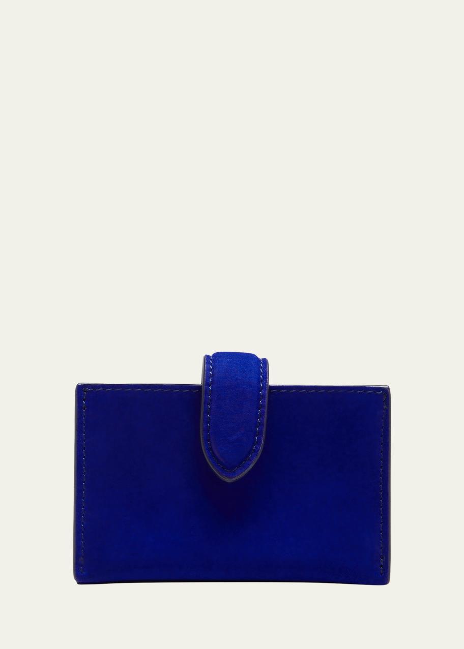 THE ROW Multi-Card Case in Nubuck Leather - Bergdorf Goodman
