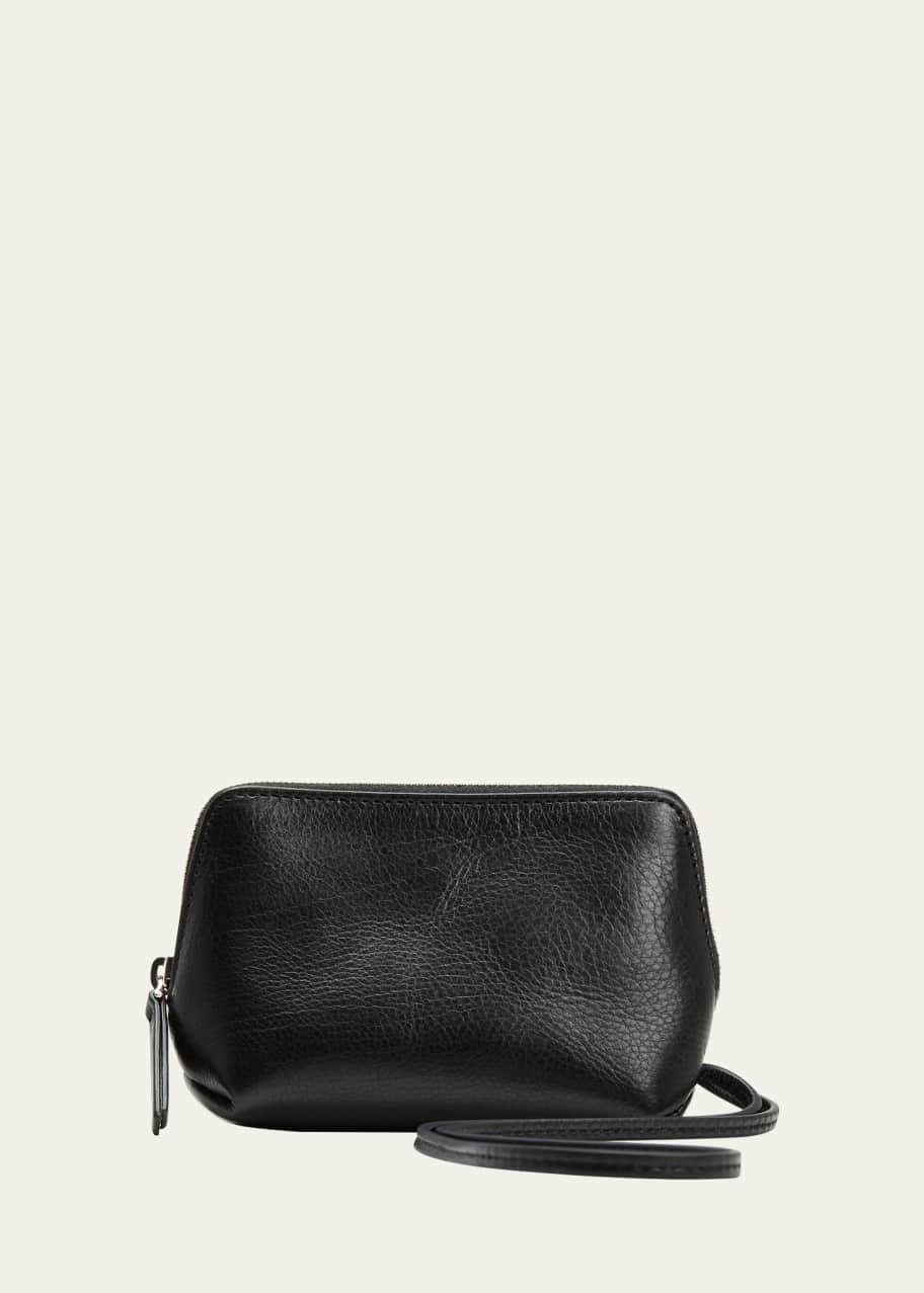楽天 THE ROW Goodman Bergdorf - Leather Grain in Bag Pouch Small Owen バッグ