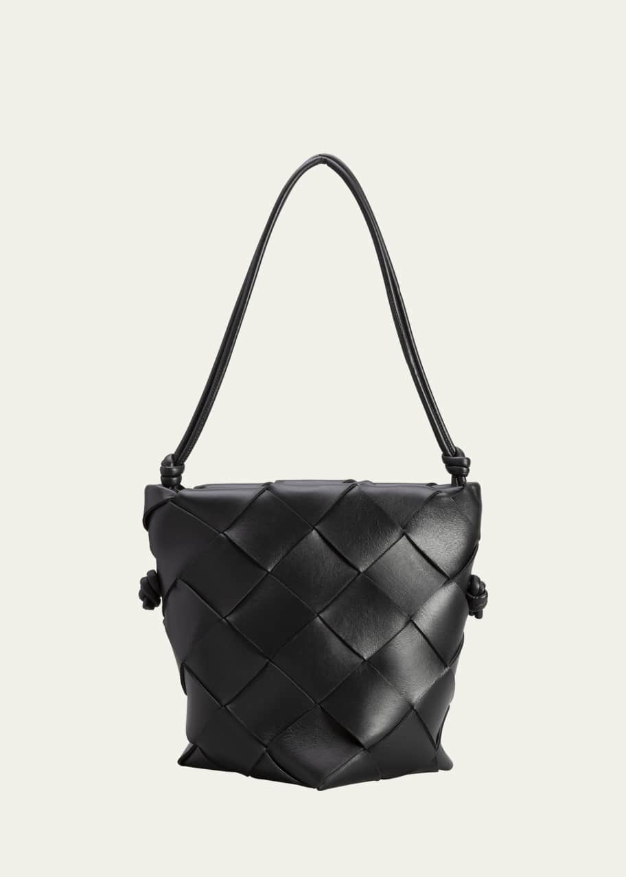 【BOTTEGA VENETA】Intricate Nappa 19 Calf Mini Bucket Bag Bottega Veneta Clasp Intrecciato Napa Bucket Bag - Bergdorf