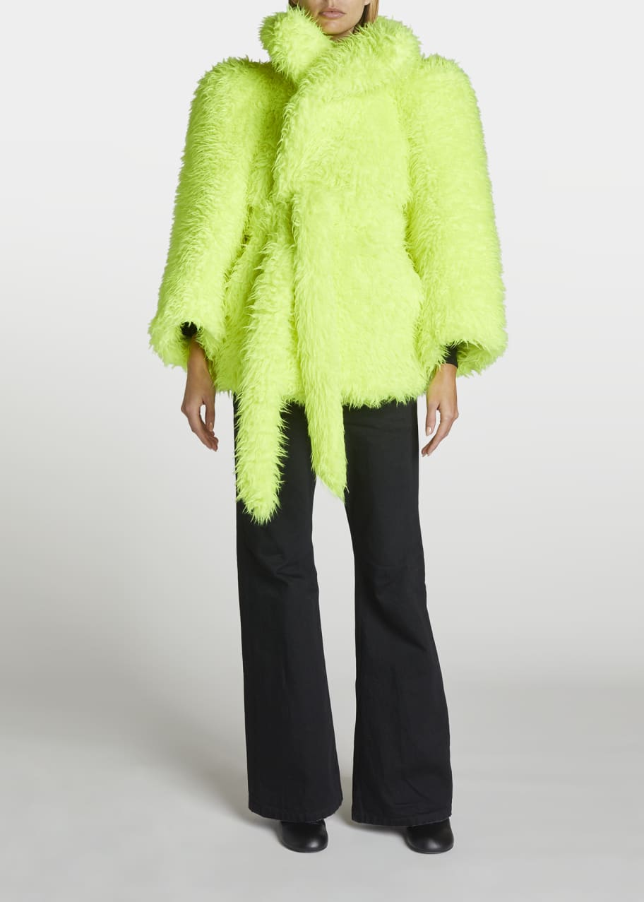 Balenciaga teddy bear coat sale