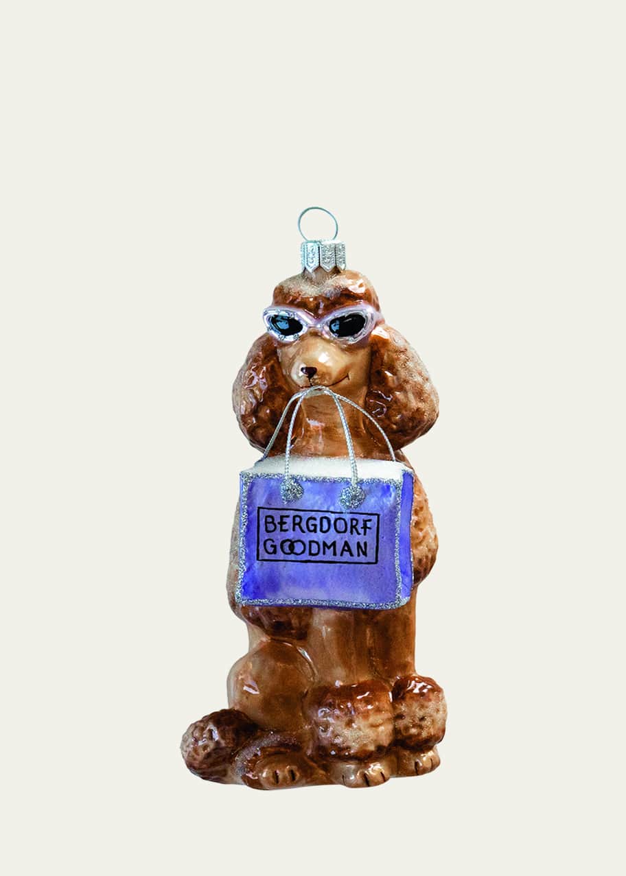 Gray Malin Bergdorf Goodman Poodle Christmas Ornament Bergdorf Goodman
