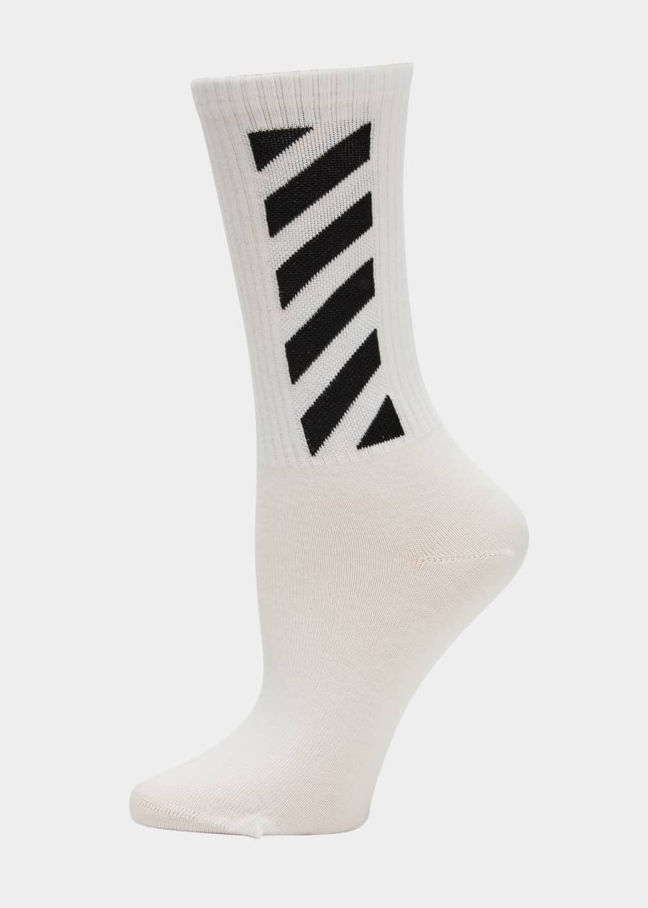 Off white diagonal socks 2025